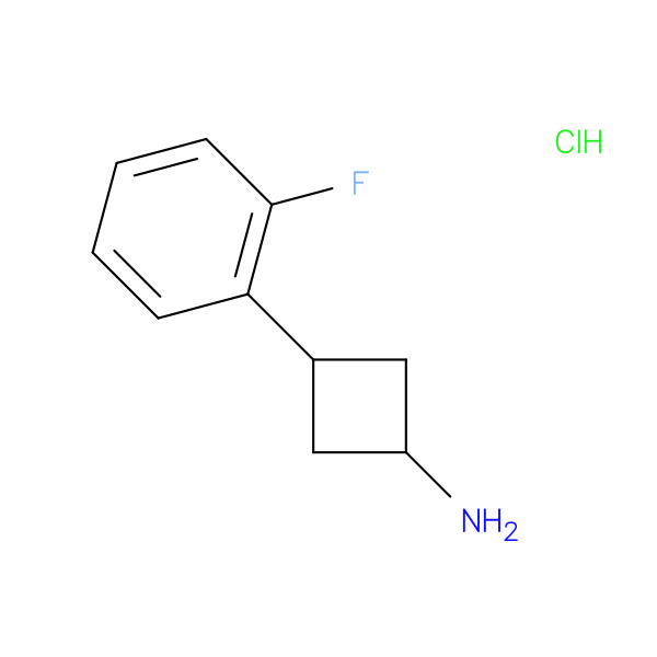 3-(2-fluorophenyl)cyclobutan-1-amine hydrochloride