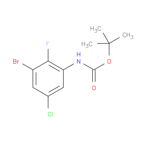 tert-Butyl (3-bromo-5-chloro-2-fluorophenyl)carbamate