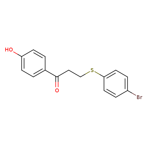 3-[(4-bromophenyl)sulfanyl]-1-(4-hydroxyphenyl)propan-1-one