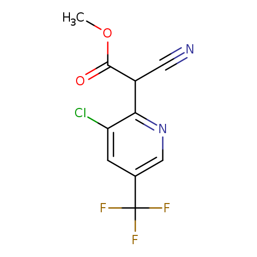 Methyl 2-[3-chloro-5-(trifluoromethyl)-2-pyridinyl]-2-cyanoacetate