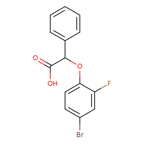 2-(4-bromo-2-fluorophenoxy)-2-phenylacetic acid