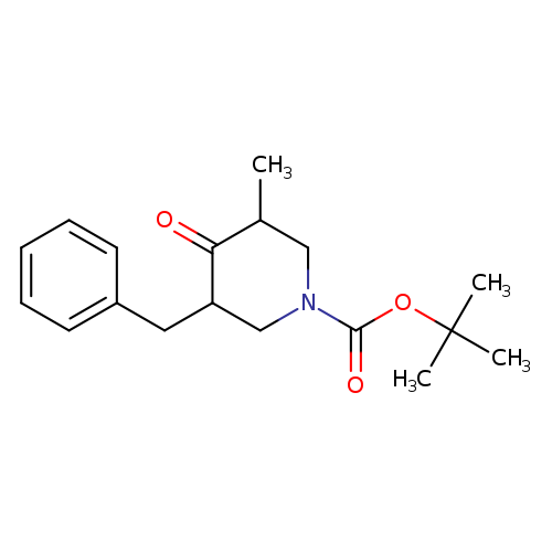 tert-butyl 3-benzyl-5-methyl-4-oxopiperidine-1-carboxylate