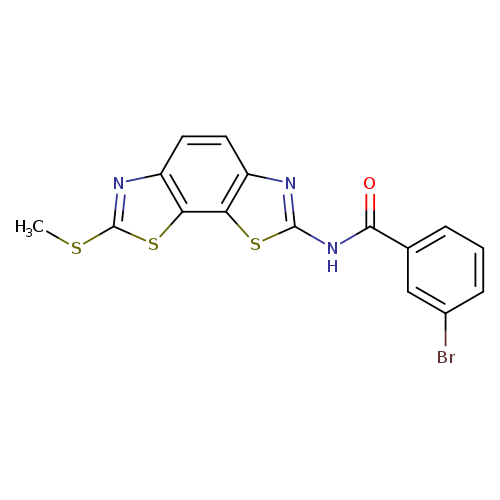 3-bromo-N-[11-(methylsulfanyl)-3,12-dithia-5,10-diazatricyclo[7.3.0.0^{2,6}]dodeca-1(9),2(6),4,7,10-pentaen-4-yl]benzamide