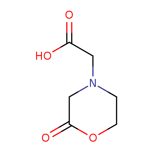 4-Morpholineacetic acid, 2-oxo-