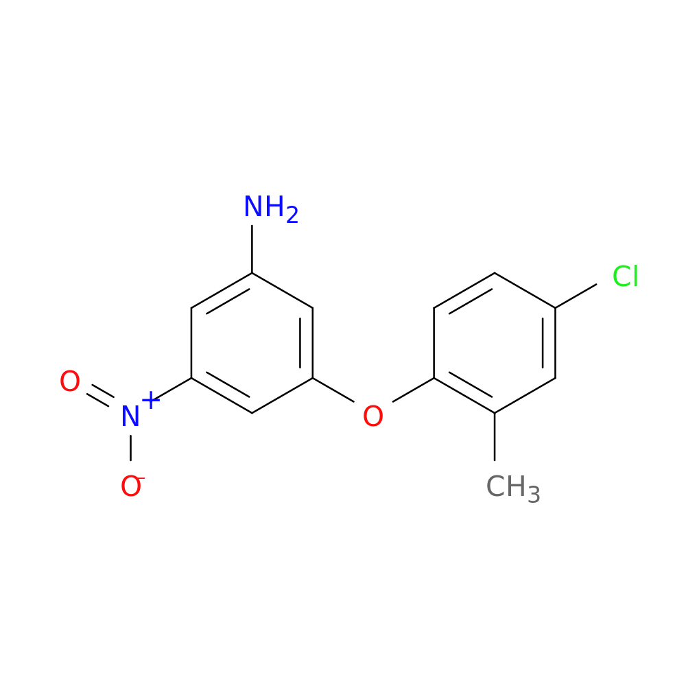 3-(4-chloro-2-methylphenoxy)-5-nitroaniline