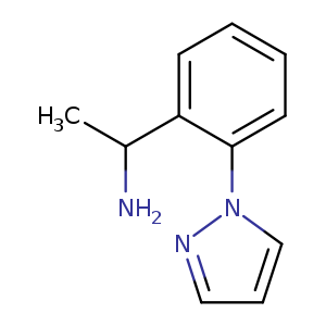 1-[2-(1H-Pyrazol-1-yl)phenyl]ethanamine