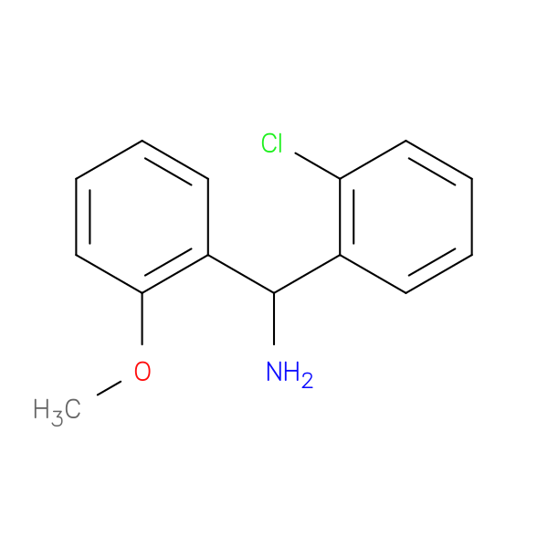 (2-chlorophenyl)(2-methoxyphenyl)methanamine