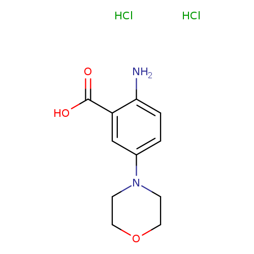 2-amino-5-(morpholin-4-yl)benzoic acid dihydrochloride