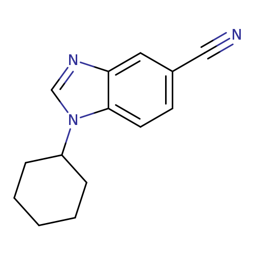 5-Cyano-1-cyclohexylbenzoimidazole