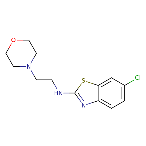 6-Chloro-N-(2-morpholin-4-ylethyl)-1,3-benzothiazol-2-amine