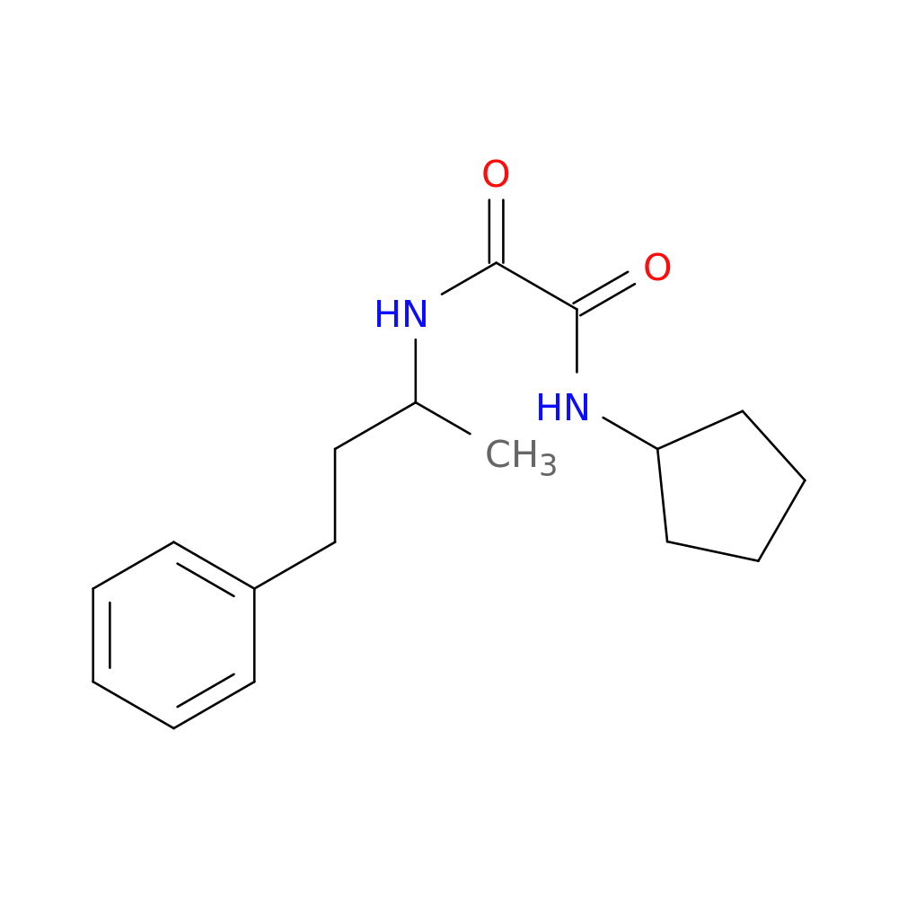 N-cyclopentyl-N'-(4-phenylbutan-2-yl)ethanediamide