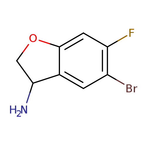 5-BROMO-6-FLUORO-2,3-DIHYDRO-1-BENZOFURAN-3-AMINE