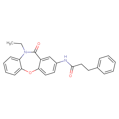 N-{9-ethyl-10-oxo-2-oxa-9-azatricyclo[9.4.0.0^{3,8}]pentadeca-1(11),3(8),4,6,12,14-hexaen-13-yl}-3-phenylpropanamide