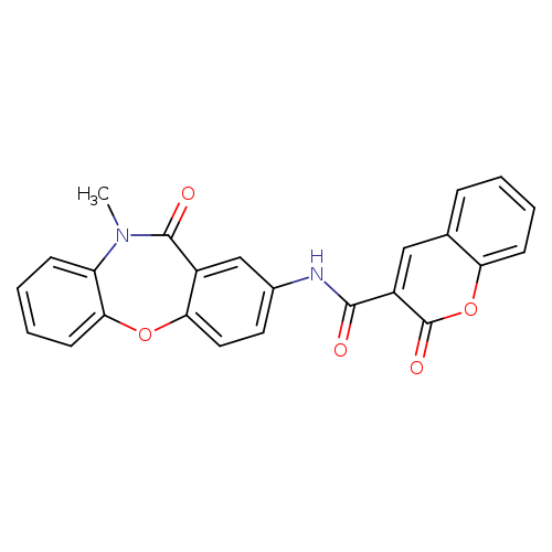 N-{9-methyl-10-oxo-2-oxa-9-azatricyclo[9.4.0.0^{3,8}]pentadeca-1(11),3(8),4,6,12,14-hexaen-13-yl}-2-oxo-2H-chromene-3-carboxamide