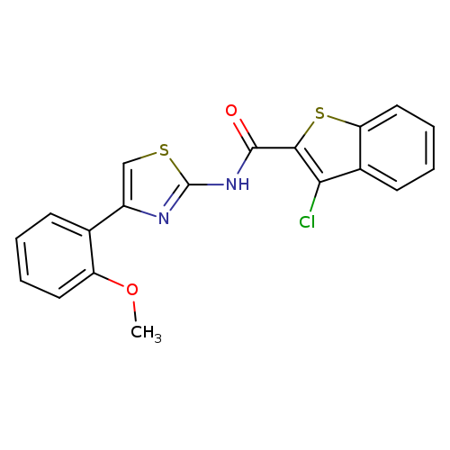 3-chloro-N-[4-(2-methoxyphenyl)-1,3-thiazol-2-yl]-1-benzothiophene-2-carboxamide