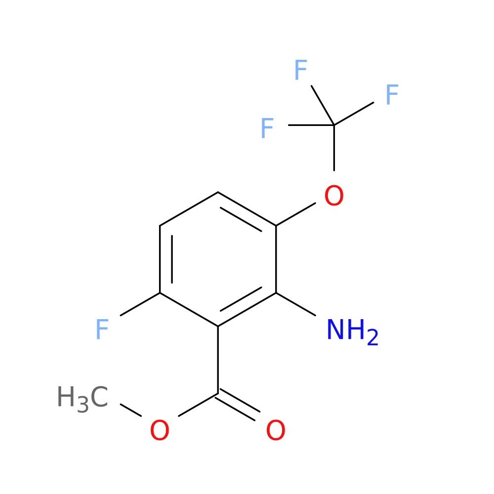 methyl 2-amino-6-fluoro-3-(trifluoromethoxy)benzoate
