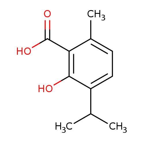 2-HYDROXY-3-ISOPROPYL-6-METHYLBENZOIC ACID