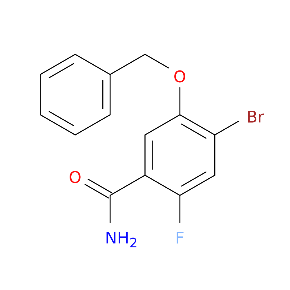 5-(Benzyloxy)-4-bromo-2-fluorobenzamide