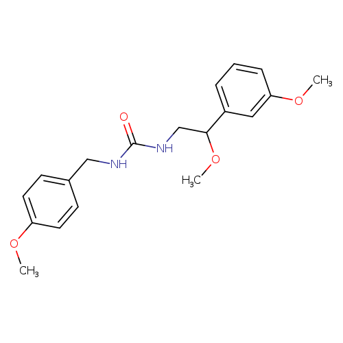 3-[2-methoxy-2-(3-methoxyphenyl)ethyl]-1-[(4-methoxyphenyl)methyl]urea