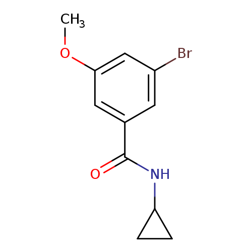3-Bromo-N-cyclopropyl-5-methoxy-benzamide