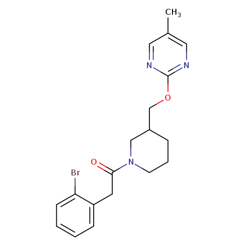 2-(2-bromophenyl)-1-(3-{[(5-methylpyrimidin-2-yl)oxy]methyl}piperidin-1-yl)ethan-1-one