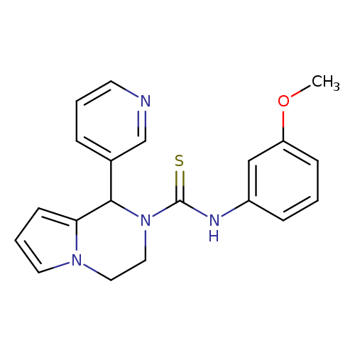 N-(3-methoxyphenyl)-1-(pyridin-3-yl)-1H,2H,3H,4H-pyrrolo[1,2-a]pyrazine-2-carbothioamide