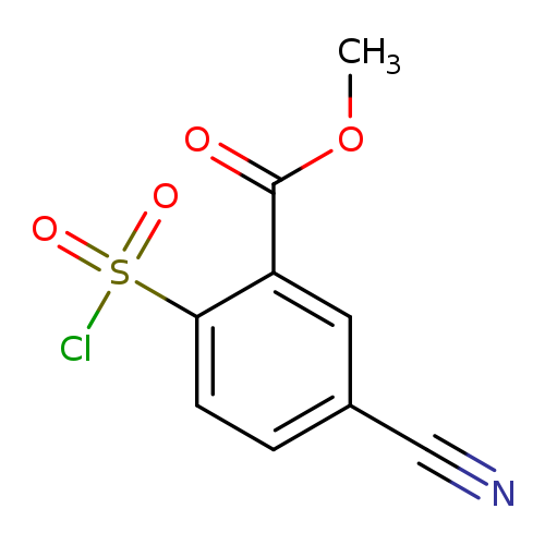 methyl 2-(chlorosulfonyl)-5-cyanobenzoate
