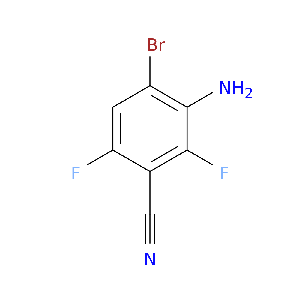 3-Amino-4-bromo-2,6-difluorobenzonitrile