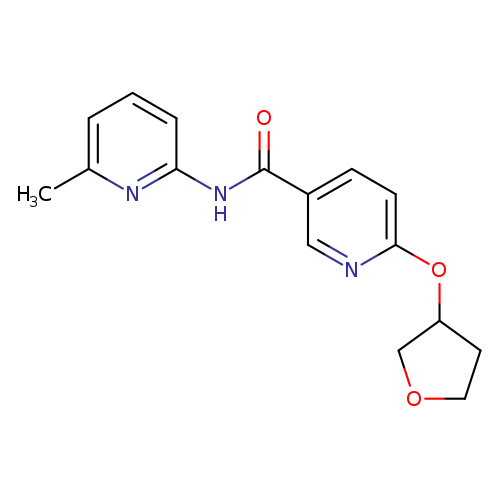 N-(6-methylpyridin-2-yl)-6-(oxolan-3-yloxy)pyridine-3-carboxamide