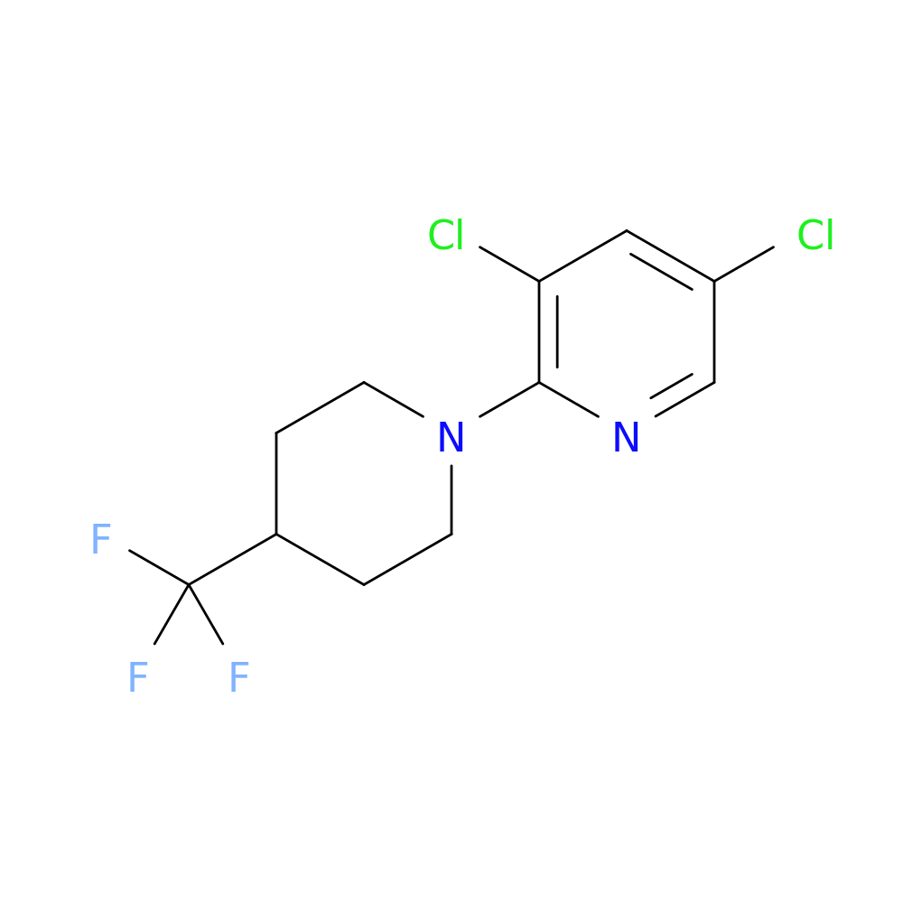 3,5-dichloro-2-[4-(trifluoromethyl)piperidin-1-yl]pyridine