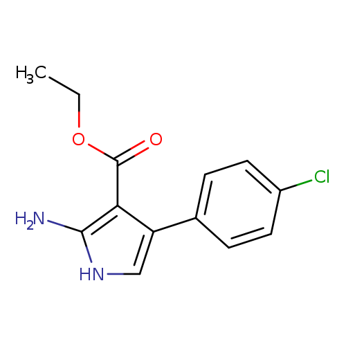 Ethyl 2-amino-4-(4-chlorophenyl)-1H-pyrrole-3-carboxylate