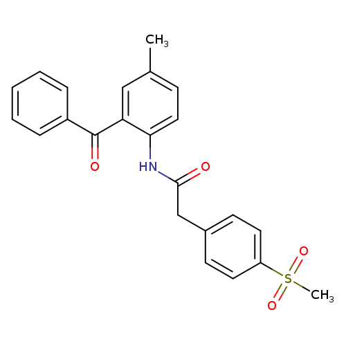 N-(2-benzoyl-4-methylphenyl)-2-(4-methanesulfonylphenyl)acetamide