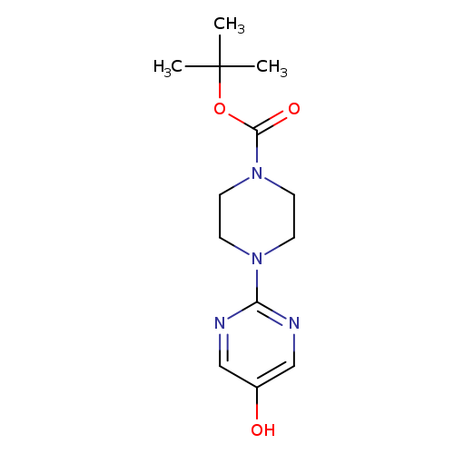1-Piperazinecarboxylic acid, 4-(5-hydroxy-2-pyrimidinyl)-, 1,1-dimethylethyl ester