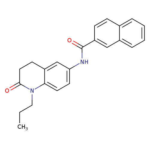 N-(2-oxo-1-propyl-1,2,3,4-tetrahydroquinolin-6-yl)naphthalene-2-carboxamide