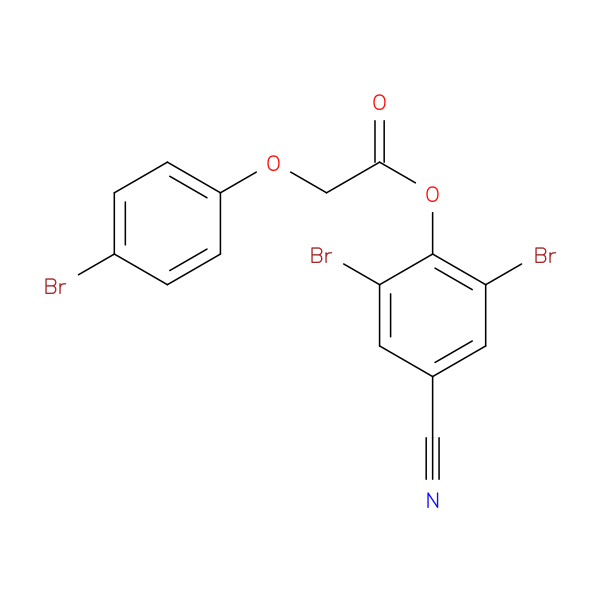 2,6-dibromo-4-cyanophenyl 2-(4-bromophenoxy)acetate