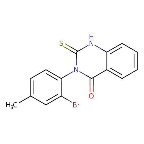 3-(2-bromo-4-methylphenyl)-2-sulfanylidene-1,2,3,4-tetrahydroquinazolin-4-one