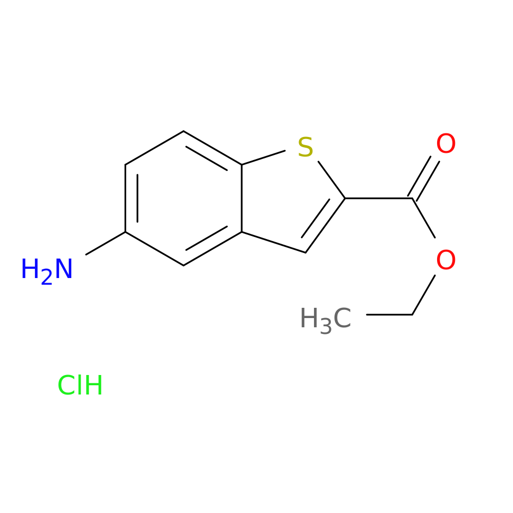 ethyl 5-amino-1-benzothiophene-2-carboxylate hydrochloride
