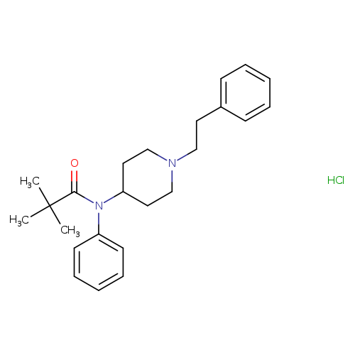 N-(1-phenethylpiperidin-4-yl)-N-phenylpivalamide,monohydrochloride