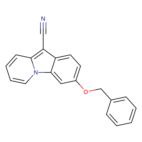 3-(benzyloxy)pyrido[1,2-a]indole-10-carbonitrile