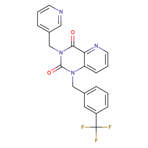 3-[(pyridin-3-yl)methyl]-1-{[3-(trifluoromethyl)phenyl]methyl}-1H,2H,3H,4H-pyrido[3,2-d]pyrimidine-2,4-dione