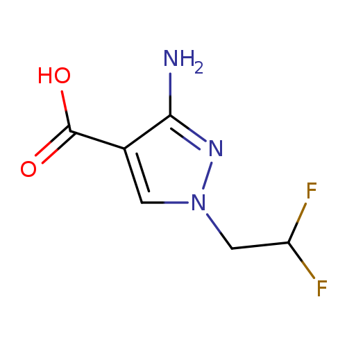 3-amino-1-(2,2-difluoroethyl)-1H-pyrazole-4-carboxylic acid