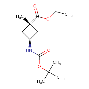 ethyl trans-3-(tert-butoxycarbonylamino)-1-methyl-cyclobutanecarboxylate
