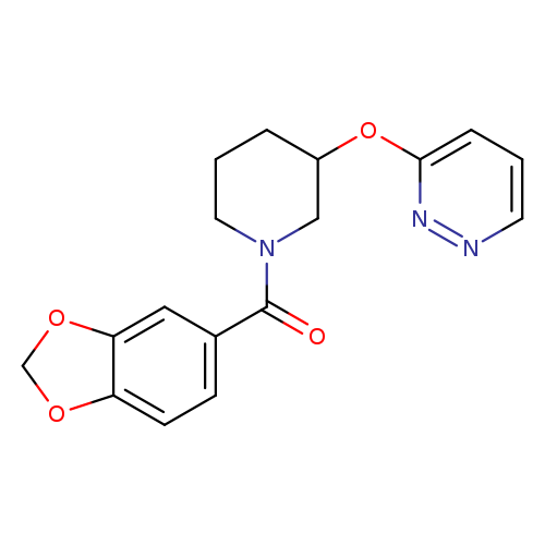3-{[1-(2H-1,3-benzodioxole-5-carbonyl)piperidin-3-yl]oxy}pyridazine