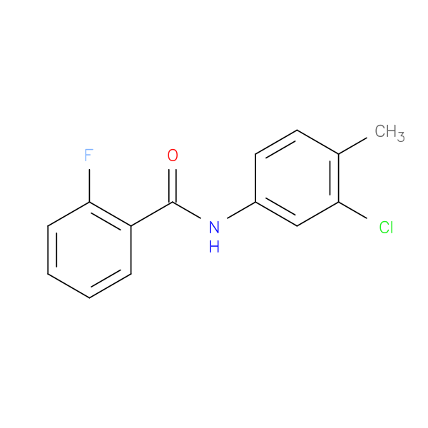 N-(3-chloro-4-methylphenyl)-2-fluorobenzamide