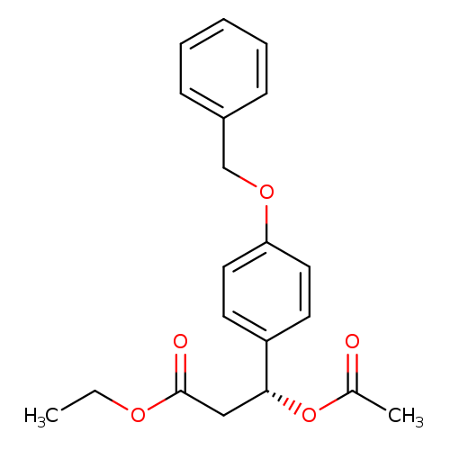 ethyl (3R)-3-(acetyloxy)-3-[4-(benzyloxy)phenyl]propanoate