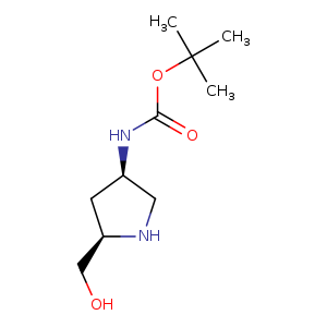 Carbamic acid, N-[(3R,5R)-5-(hydroxymethyl)-3-pyrrolidinyl]-, 1,1-dimethylethyl ester
