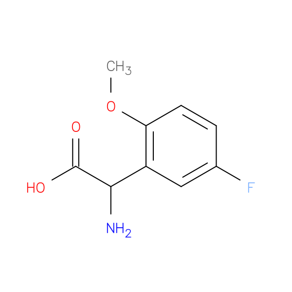 2-Amino-2-(5-fluoro-2-methoxyphenyl)acetic acid