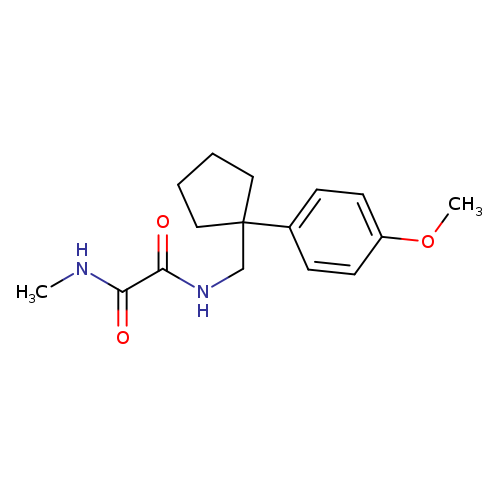 N'-{[1-(4-methoxyphenyl)cyclopentyl]methyl}-N-methylethanediamide