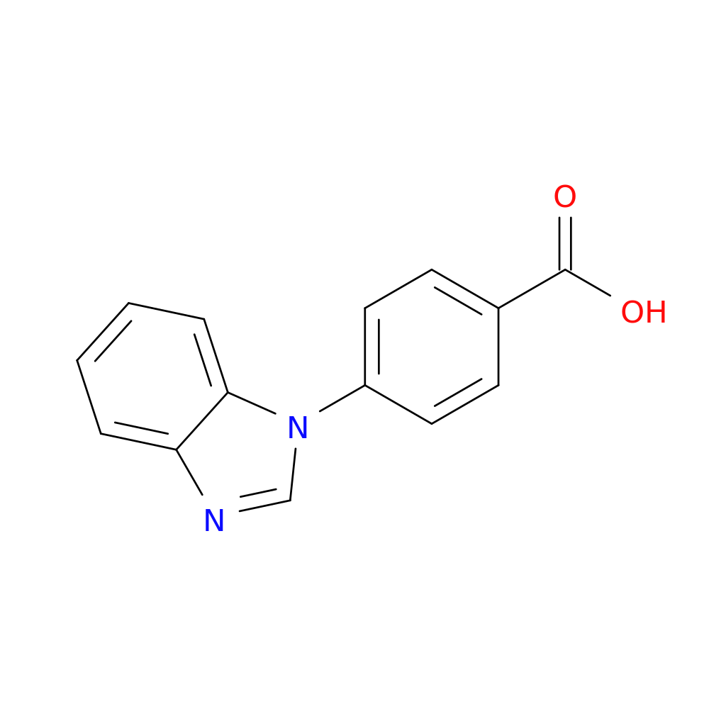 4-(1H-1,3-benzodiazol-1-yl)benzoic acid