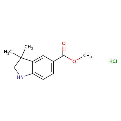 methyl 3,3-dimethyl-2,3-dihydro-1h-indole-5-carboxylate hydrochloride